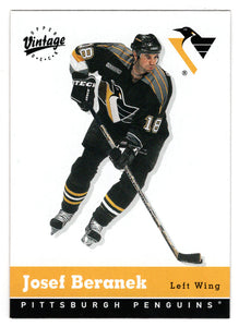 Josef Beranek - Pittsburgh Penguins (NHL Hockey Card) 2000-01 Upper Deck Vintage # 288 Mint