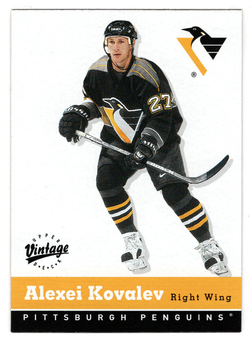 Alexei Kovalev - Pittsburgh Penguins (NHL Hockey Card) 2000-01 Upper Deck Vintage # 291 Mint
