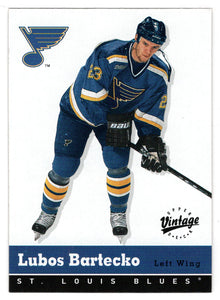 Lubos Bartecko - St. Louis Blues (NHL Hockey Card) 2000-01 Upper Deck Vintage # 316 Mint