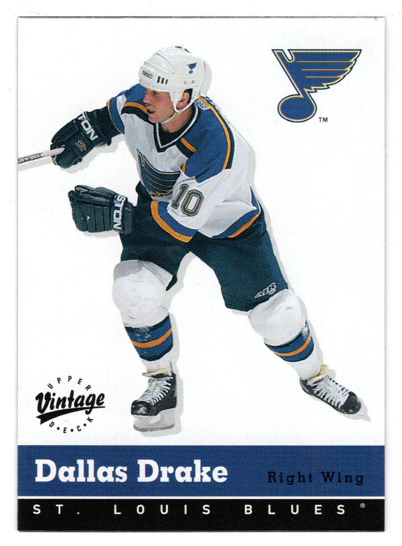 Dallas Drake - St. Louis Blues (NHL Hockey Card) 2000-01 Upper Deck Vintage # 318 Mint