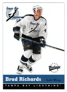 Brad Richards - Tampa Bay Lightning (NHL Hockey Card) 2000-01 Upper Deck Vintage # 324 Mint