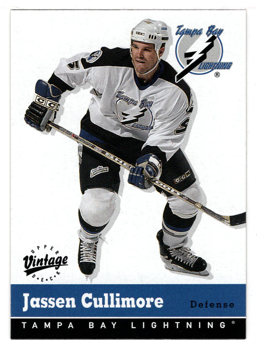 Jassen Cullimore - Tampa Bay Lightning (NHL Hockey Card) 2000-01 Upper Deck Vintage # 329 Mint