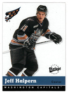 Jeff Halpern - Washington Capitals (NHL Hockey Card) 2000-01 Upper Deck Vintage # 361 Mint