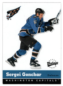 Sergei Gonchar - Washington Capitals (NHL Hockey Card) 2000-01 Upper Deck Vintage # 367 Mint