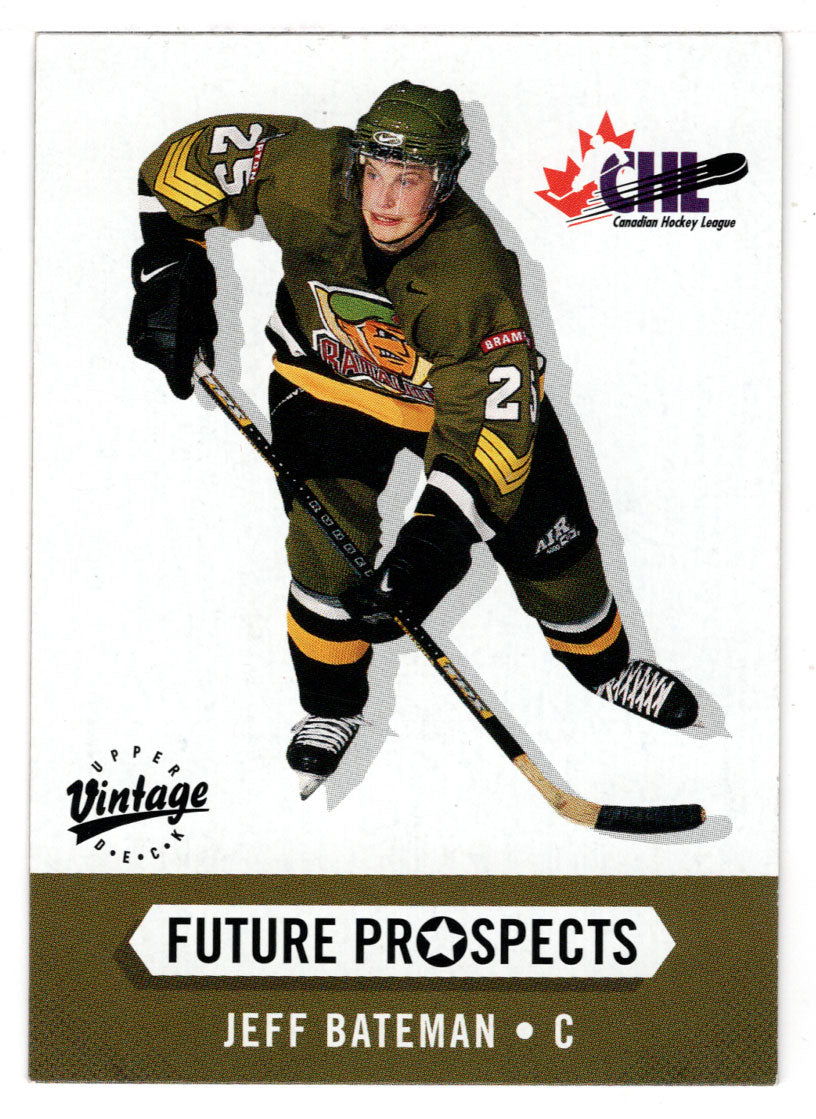Jeff Bateman RC - Future Prospects (NHL Hockey Card) 2000-01 Upper Deck Vintage # 400 Mint