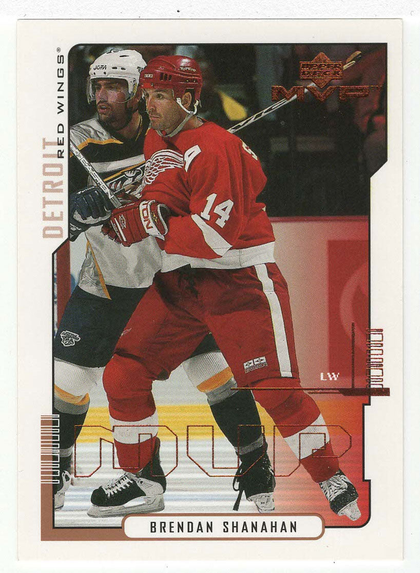 Brendan Shanahan - Detroit Red Wings (NHL Hockey Card) 2000-01 Upper Deck MVP # 64 Mint