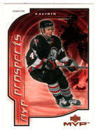Dimitri Kalinin - Buffalo Sabres - MVP Prospects (NHL Hockey Card) 2000-01 Upper Deck MVP # 188 Mint