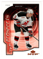 Colin White RC - New Jersey Devils - MVP Prospects (NHL Hockey Card) 2000-01 Upper Deck MVP # 196 Mint