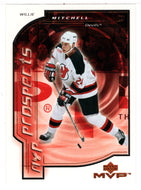 Willie Mitchell RC - New Jersey Devils - MVP Prospects (NHL Hockey Card) 2000-01 Upper Deck MVP # 197 Mint
