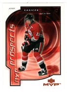 Josef Vasicek RC - Sault Ste. Marie Greyhounds - MVP Prospects (NHL Hockey Card) 2000-01 Upper Deck MVP # 212 Mint