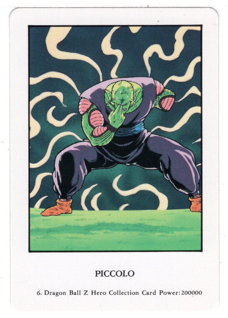 Piccolo (Trading Card) 2000 Dragon Ball Z Hero Collection # 6 - Artbox - Mint