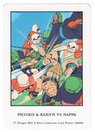 Piccolo and Kryllin VS Nappa (Trading Card) 2000 Dragon Ball Z Hero Collection # 27 - Artbox - Mint