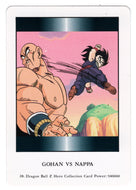 Gohan vs. Nappa (Trading Card) 2000 Dragon Ball Z Hero Collection # 28 - Artbox - Mint