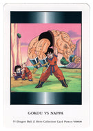 Goku VS Nappa (Trading Card) 2000 Dragon Ball Z Hero Collection # 31 - Artbox - Mint
