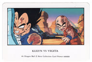 Kryllin VS Vegeta (Trading Card) 2000 Dragon Ball Z Hero Collection # 40 - Artbox - Mint