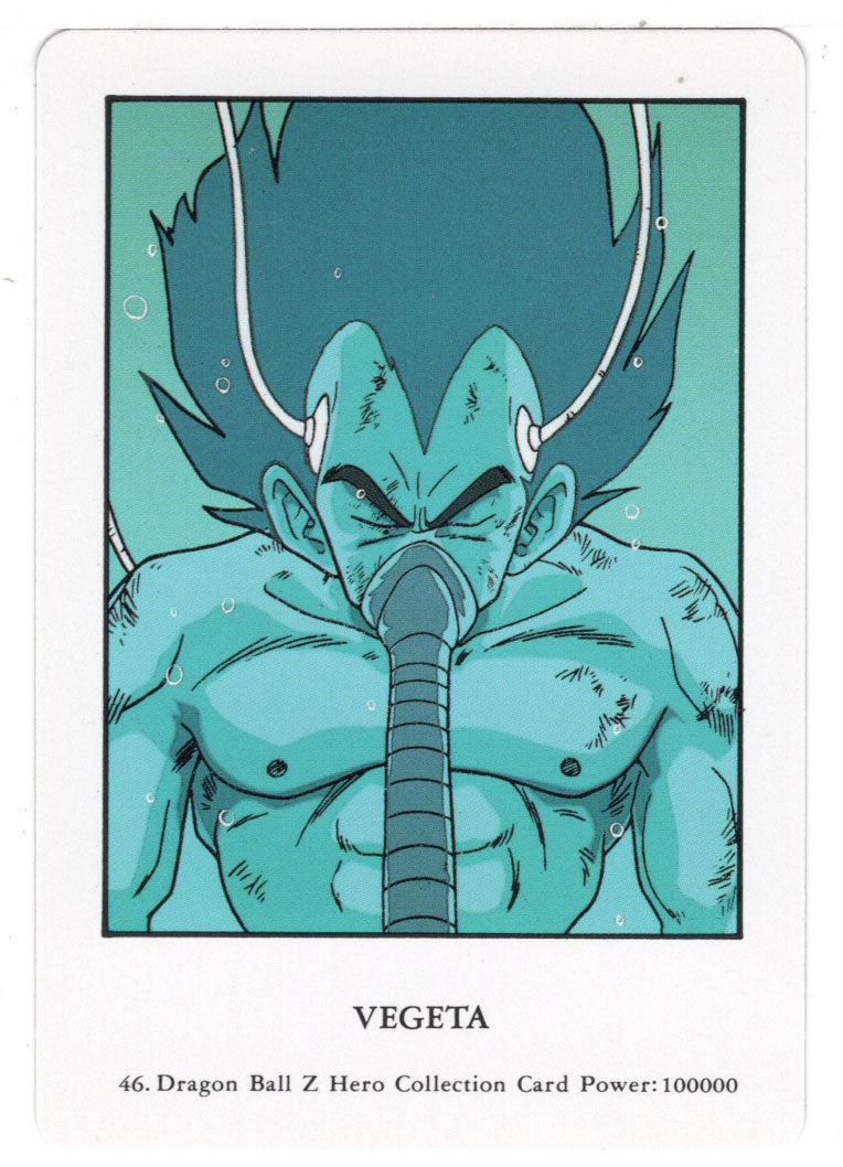 Vegeta (Trading Card) 2000 Dragon Ball Z Hero Collection # 46 - Artbox - Mint