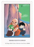 Dende - Kryllin - Gohan (Trading Card) 2000 Dragon Ball Z Hero Collection # 56 - Artbox - Mint