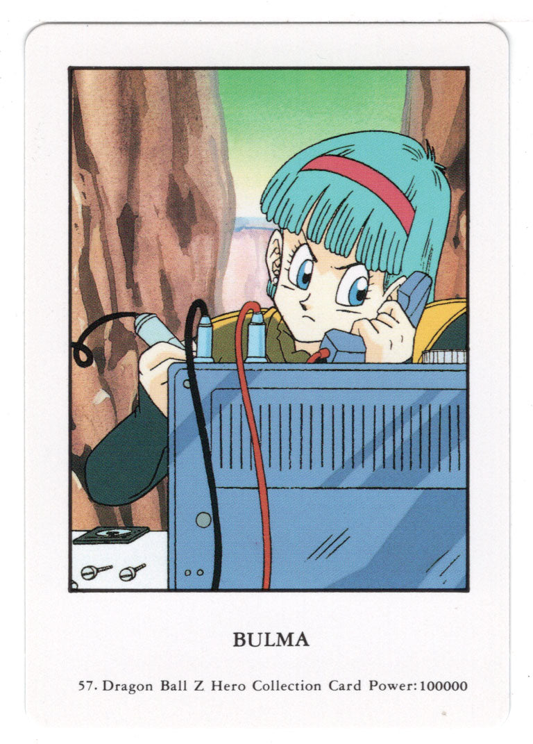 Bulma (Trading Card) 2000 Dragon Ball Z Hero Collection # 57 - Artbox - Mint