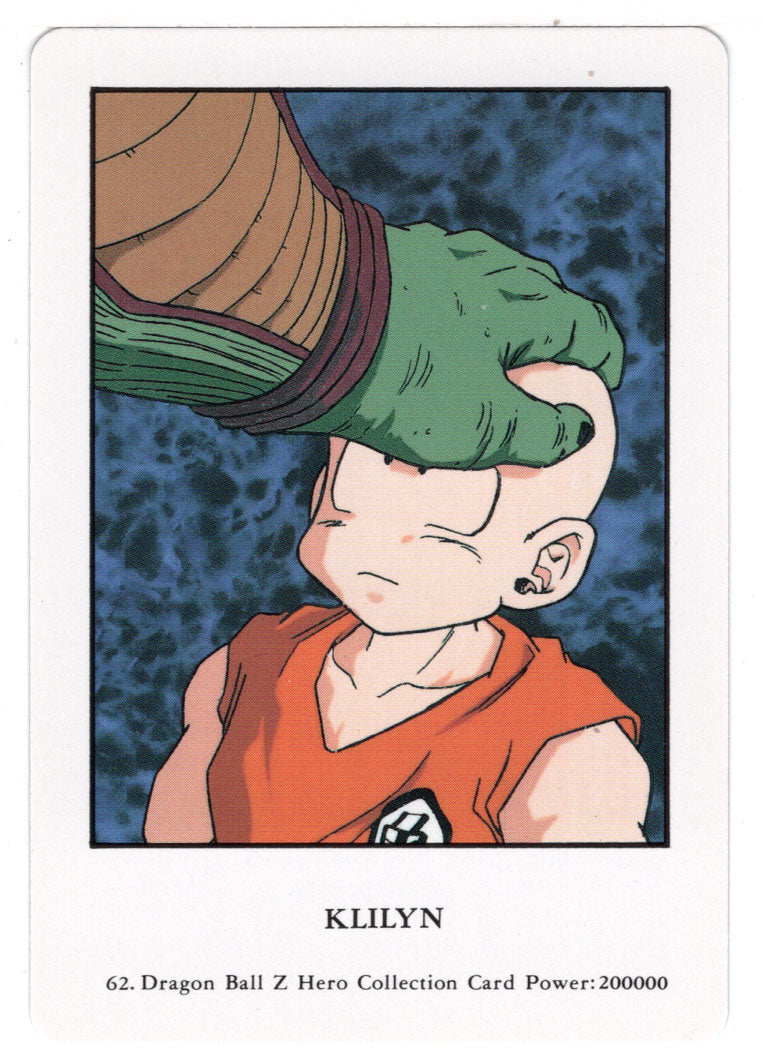 Kryllin (Trading Card) 2000 Dragon Ball Z Hero Collection # 62 - Artbox - Mint