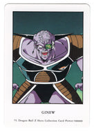 Ginew (Trading Card) 2000 Dragon Ball Z Hero Collection # 75 - Artbox - Mint