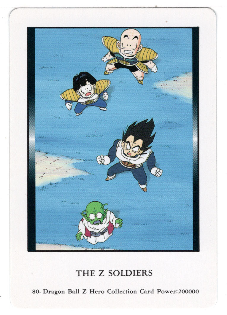 The Z Soldiers (Trading Card) 2000 Dragon Ball Z Hero Collection # 80 - Artbox - Mint