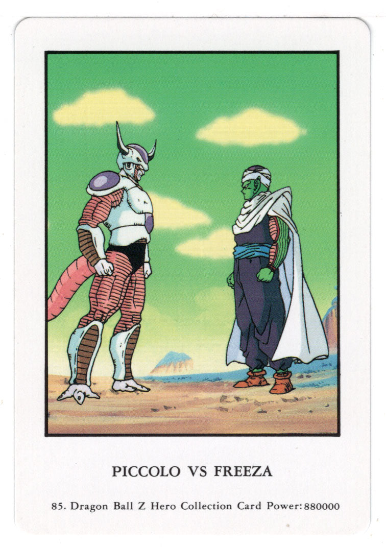 Piccolo and Freeza (Trading Card) 2000 Dragon Ball Z Hero Collection # 85 - Artbox - Mint