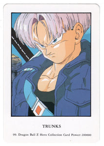 Trunks (Trading Card) 2000 Dragon Ball Z Hero Collection # 99