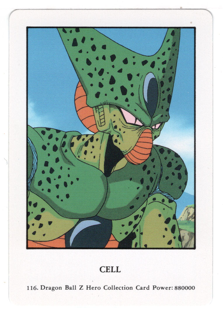 Cell (Trading Card) 2000 Dragon Ball Z Hero Collection # 116 - Artbox - Mint