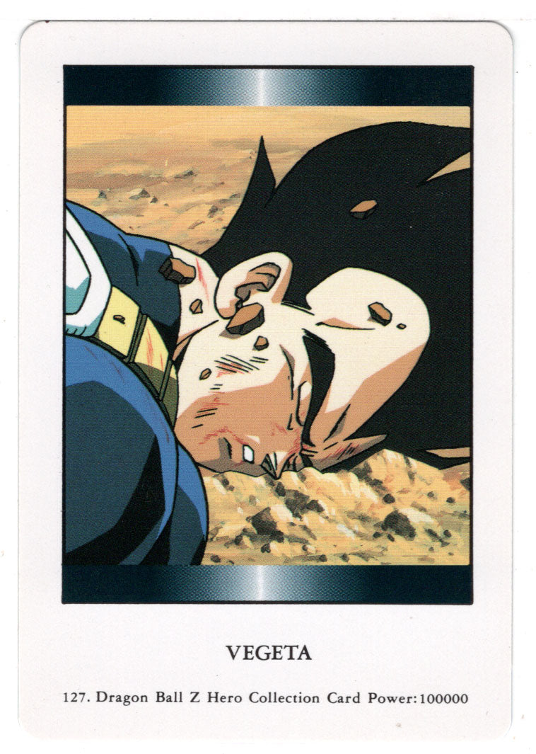 Vegeta (Trading Card) 2000 Dragon Ball Z Hero Collection # 127 - Artbox - Mint