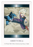 Gohan VS Cell Jr. (Trading Card) 2000 Dragon Ball Z Hero Collection # 142 - Artbox - Mint