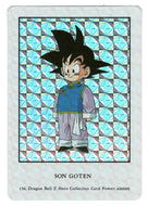 Son Goten (Trading Card) 2000 Dragon Ball Z Hero Collection PRISM # 156 - Artbox - Mint