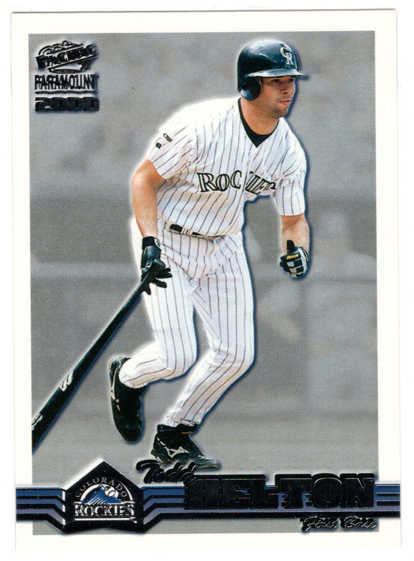Todd Helton - Colorado Rockies (MLB Baseball Card) 2000 Pacific Paramount # 79 Mint
