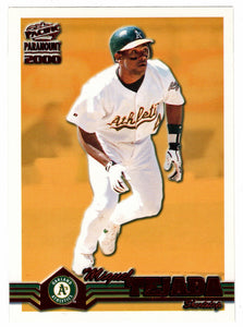 Miguel Tejada - Oakland Athletics (MLB Baseball Card) 2000 Pacific Paramount Copper # 173 Mint