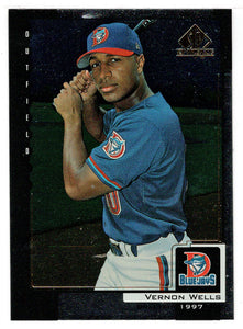 Vernon Wells (MLB Baseball Card) 2000 Upper Deck SP Top Prospects # 27 Mint