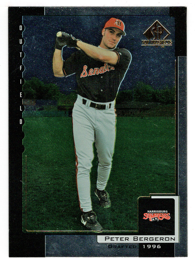 Peter Bergeron (MLB Baseball Card) 2000 Upper Deck SP Top Prospects # 60 Mint