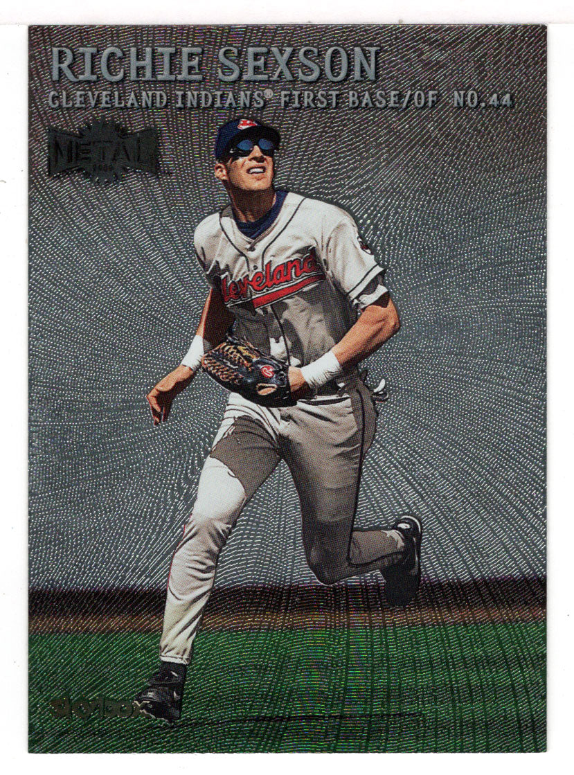 Richie Sexson - Cleveland Indians (MLB Baseball Card) 2000 Skybox Metal # 7 Mint