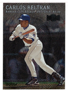 Carlos Beltran - Kansas City Royals (MLB Baseball Card) 2000 Skybox Metal # 10 Mint