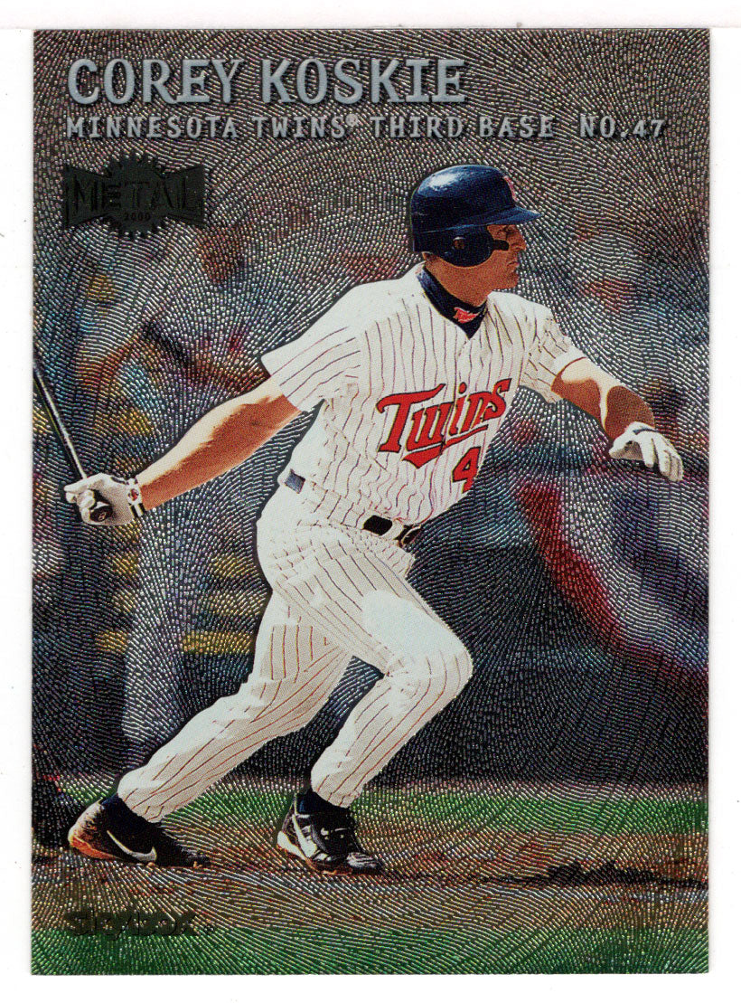 Corey Koskie - Minnesota Twins (MLB Baseball Card) 2000 Skybox Metal # 110 Mint