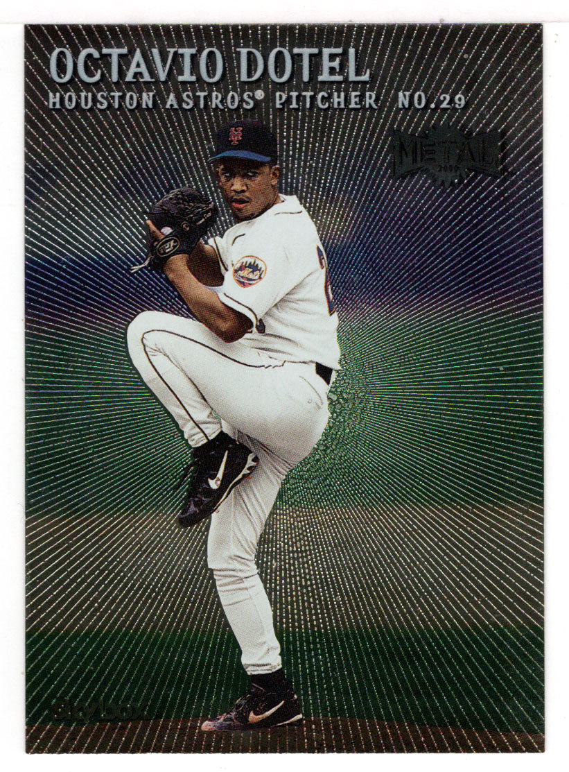 Octavio Dotel - Houston Astros (MLB Baseball Card) 2000 Skybox Metal # 175 Mint