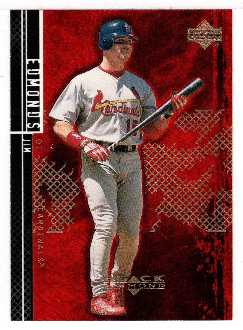 Jim Edmonds - St. Louis Cardinals (MLB Baseball Card) 2000 Upper Deck Black Diamond Rookie Edition # 54 Mint