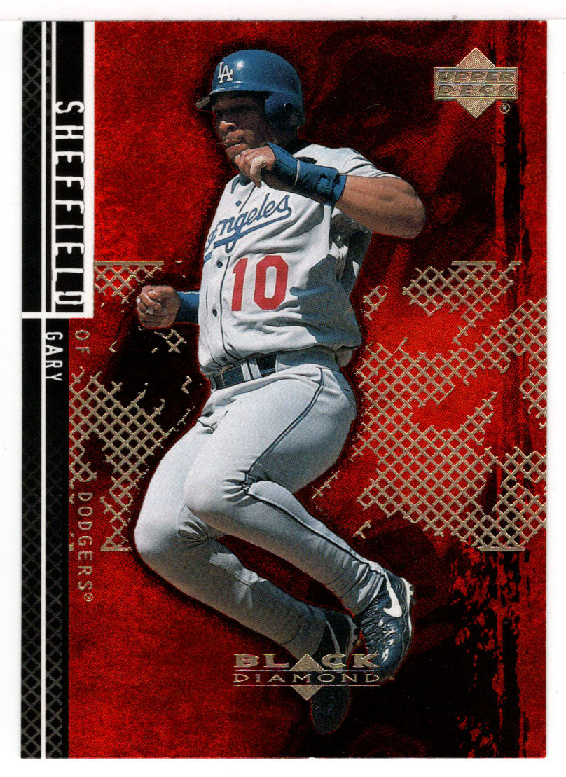 Gary Sheffield - Los Angeles Dodgers (MLB Baseball Card) 2000 Upper Deck Black Diamond Rookie Edition # 62 Mint