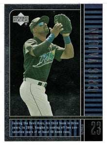 Greg Vaughn - Tampa Bay Devil Rays (MLB Baseball Card) 2000 Upper Deck Legends # 32 Mint