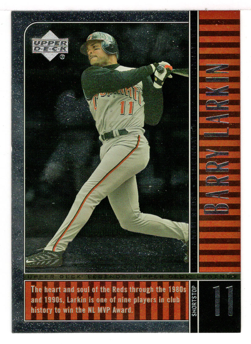 Barry Larkin - Cincinnati Reds (MLB Baseball Card) 2000 Upper Deck Legends # 65 Mint