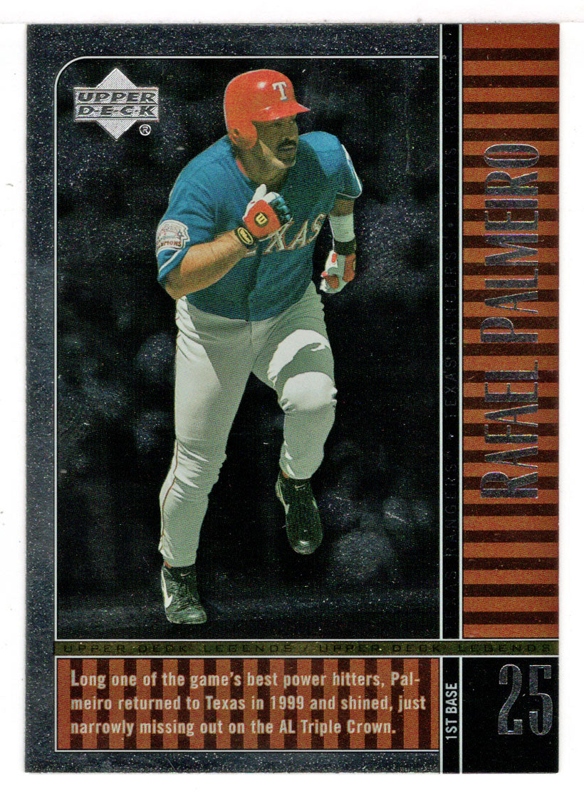 Rafael Palmeiro - Texas Rangers (MLB Baseball Card) 2000 Upper Deck Legends # 71 Mint