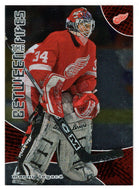 Manny Legace - Detroit Red Wings (NHL Hockey Card) 2001-02 Be A Player Between the Pipes # 28 Mint