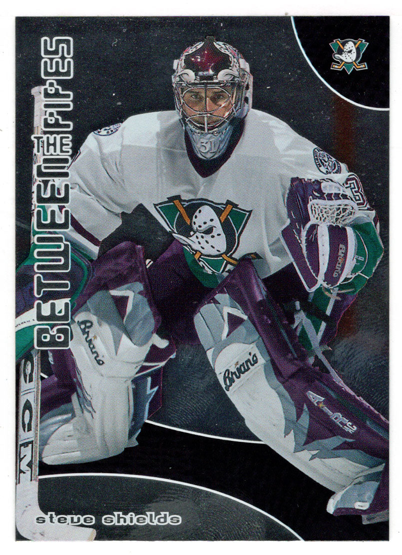 Steve Shields - Anaheim Ducks (NHL Hockey Card) 2001-02 Be A Player Between the Pipes # 52 Mint