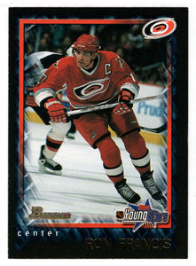 Ron Francis - Carolina Hurricanes (NHL Hockey Card) 2001-02 Bowman Youngstars # 22 Mint