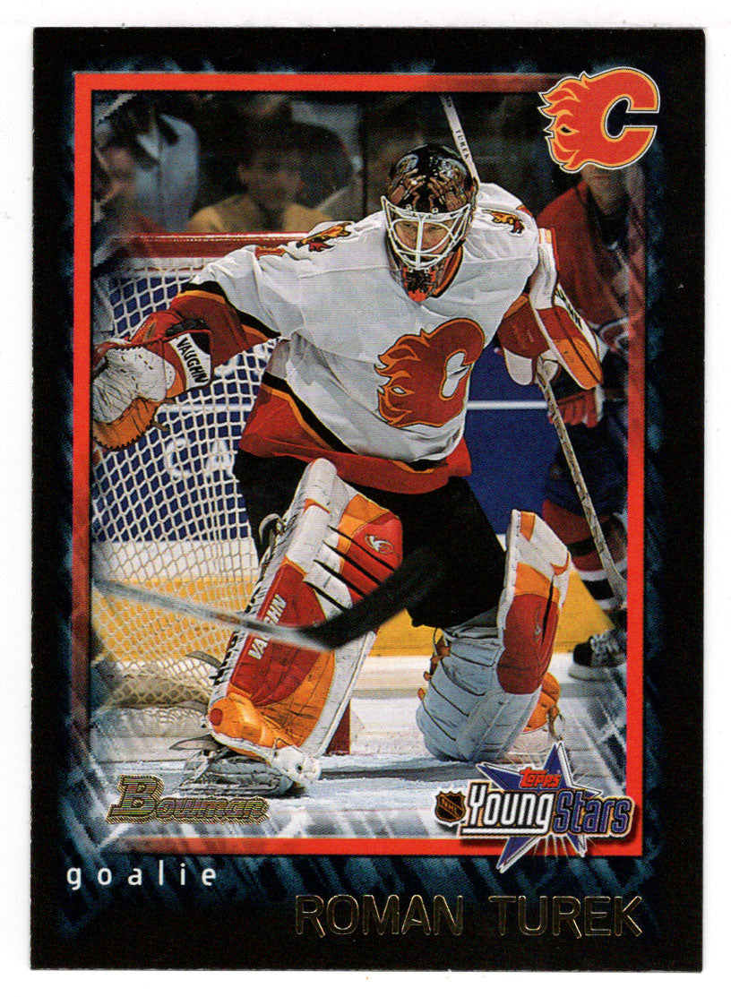 Roman Turek - Calgary Flames (NHL Hockey Card) 2001-02 Bowman Youngstars # 42 Mint