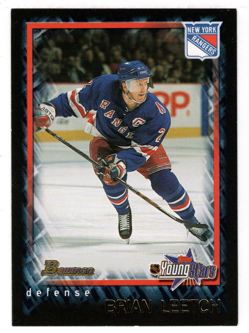 Brian Leetch - New York Rangers (NHL Hockey Card) 2001-02 Bowman Youngstars # 55 Mint