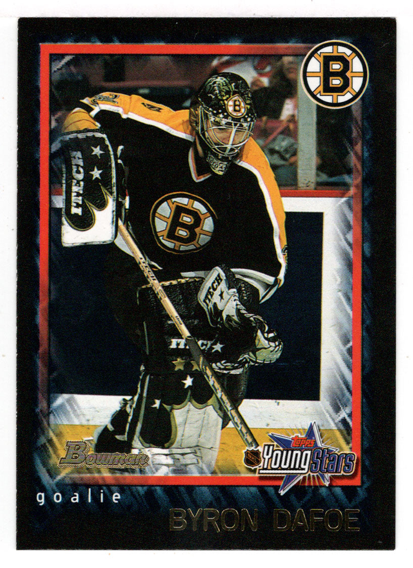 Byron Dafoe - Boston Bruins (NHL Hockey Card) 2001-02 Bowman Youngstars # 63 Mint